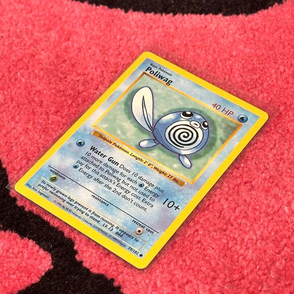 Poliwag [Shadowless] #59 – Pokémon TCG Base Set – As Pictured - Picture 2 of 7